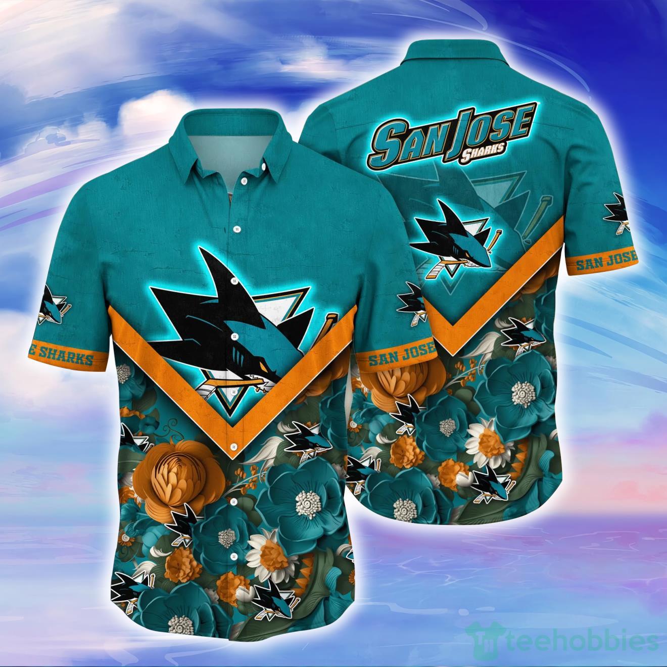 San Jose Sharks NHL Flower Hawaiian Shirt For Men Women Best