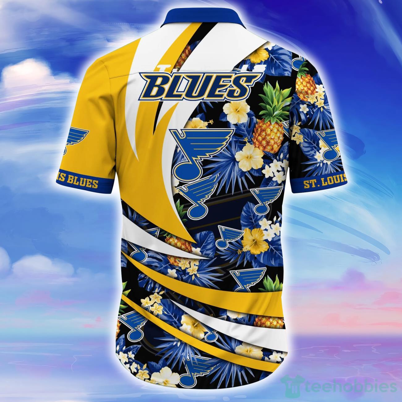 St. Louis Blues NHL Flower Hawaiian Shirt Great Gift For Fans