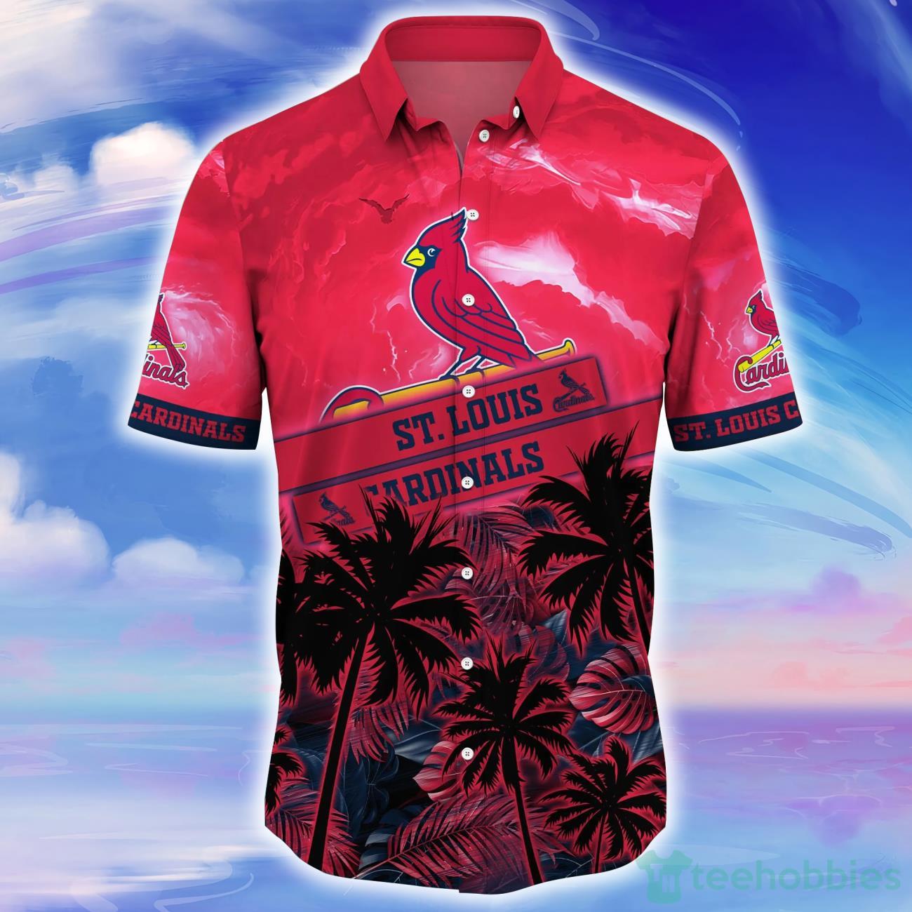 St. Louis Cardinals Logo MLB Hawaii Polo Shirt For Fans