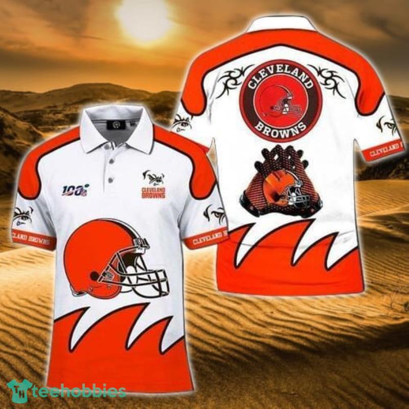 100th Nfl Cleveland Browns For Football Fan Gift For Fans Polo Shirt Product Photo 1