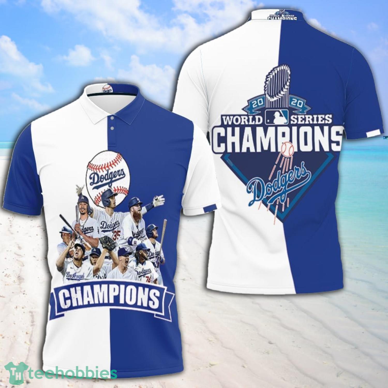 2020 World Series Champions Los Angeles Dodgers Polo Shirt Product Photo 1