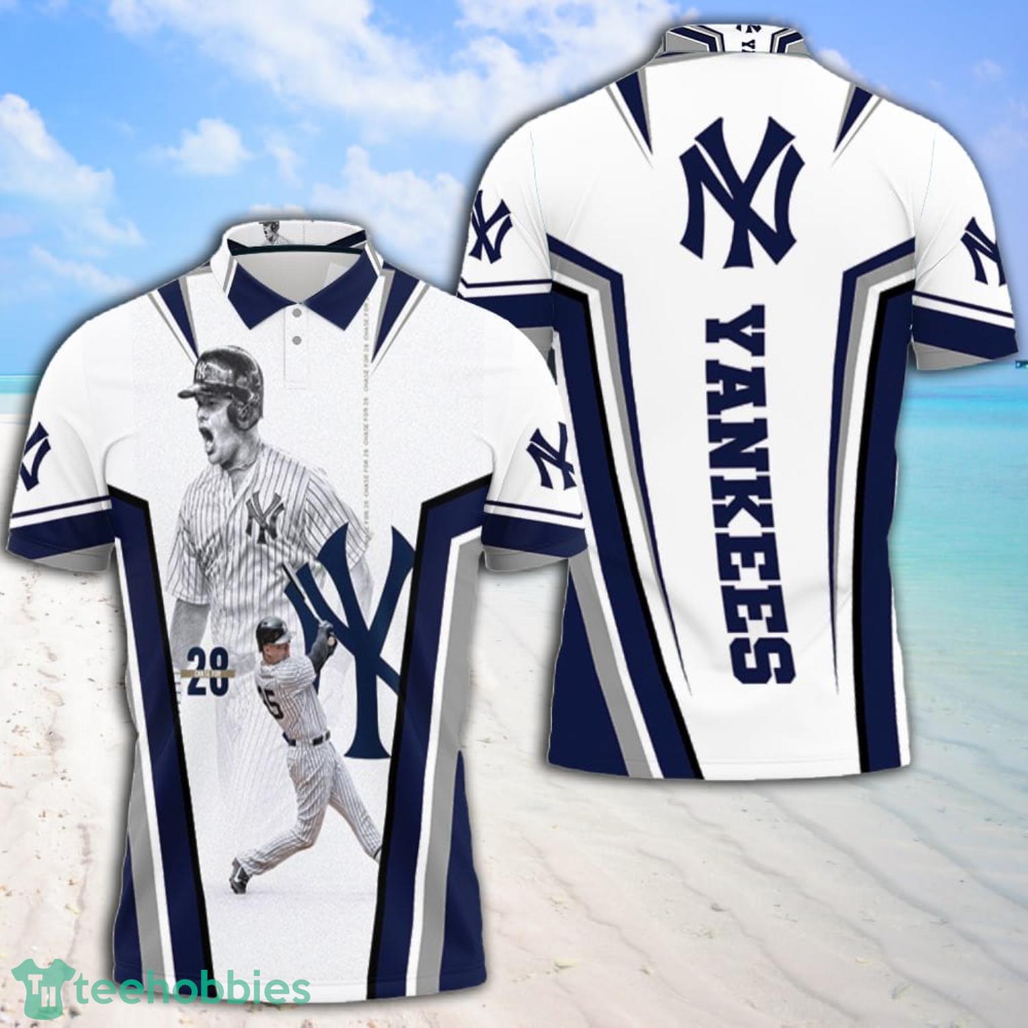 25 New York Yankees Gleyber Torres Chase For 28 Polo Shirt Product Photo 1