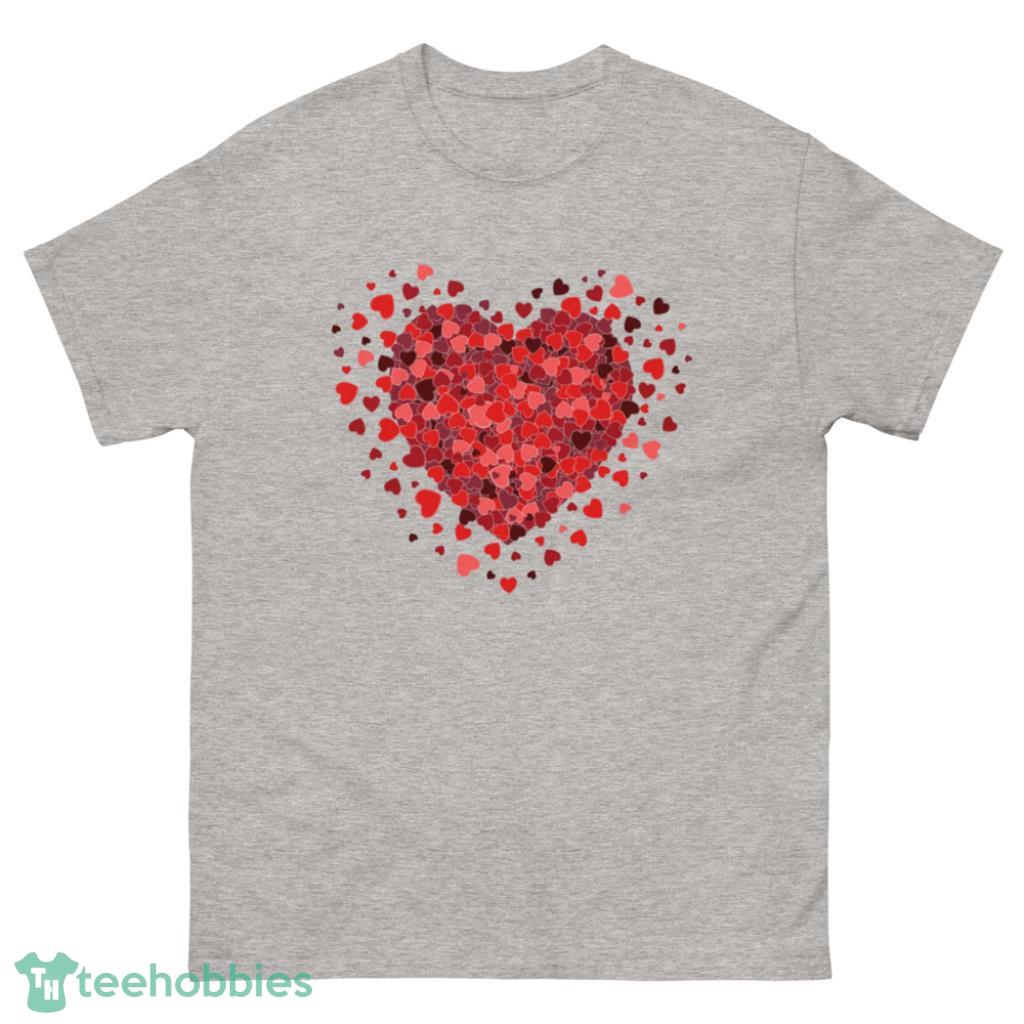 3D Hearts Valentine's Day Shirt - 500 Men’s Classic Tee Gildan