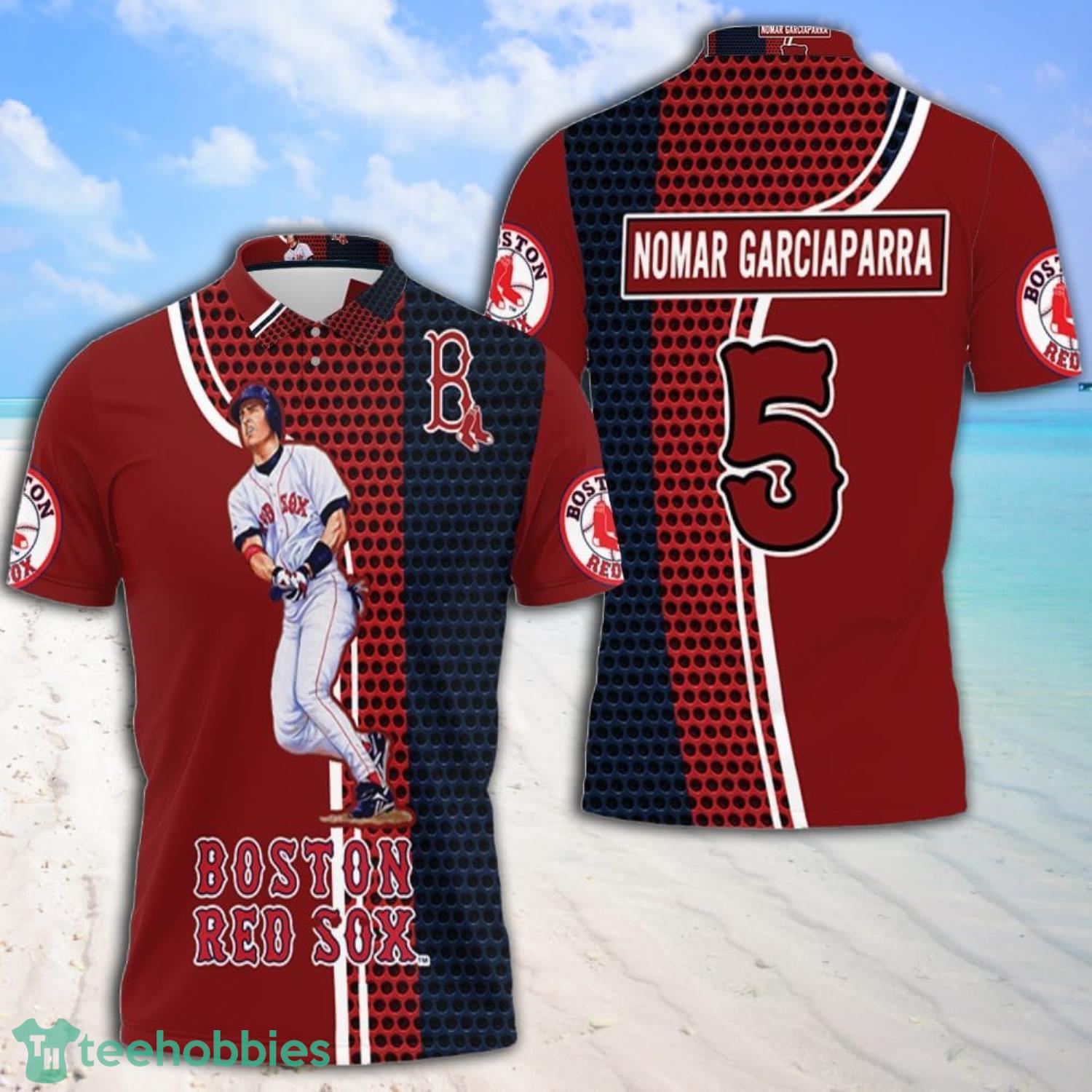5 Nomar Garciaparra Boston Red Sox Polo Shirt Product Photo 1