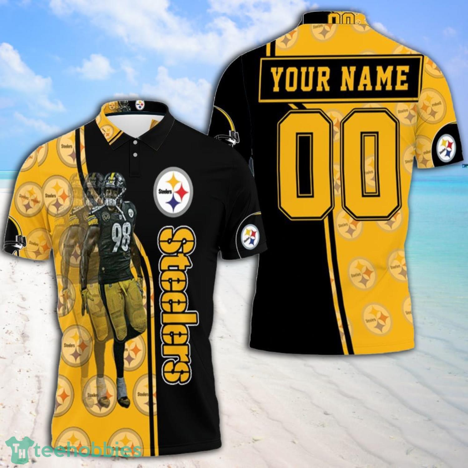 98 Vince Williams Great Player Pittsburgh Steelers Custom Name 2020 Nfl Season Polo Shirt Product Photo 1