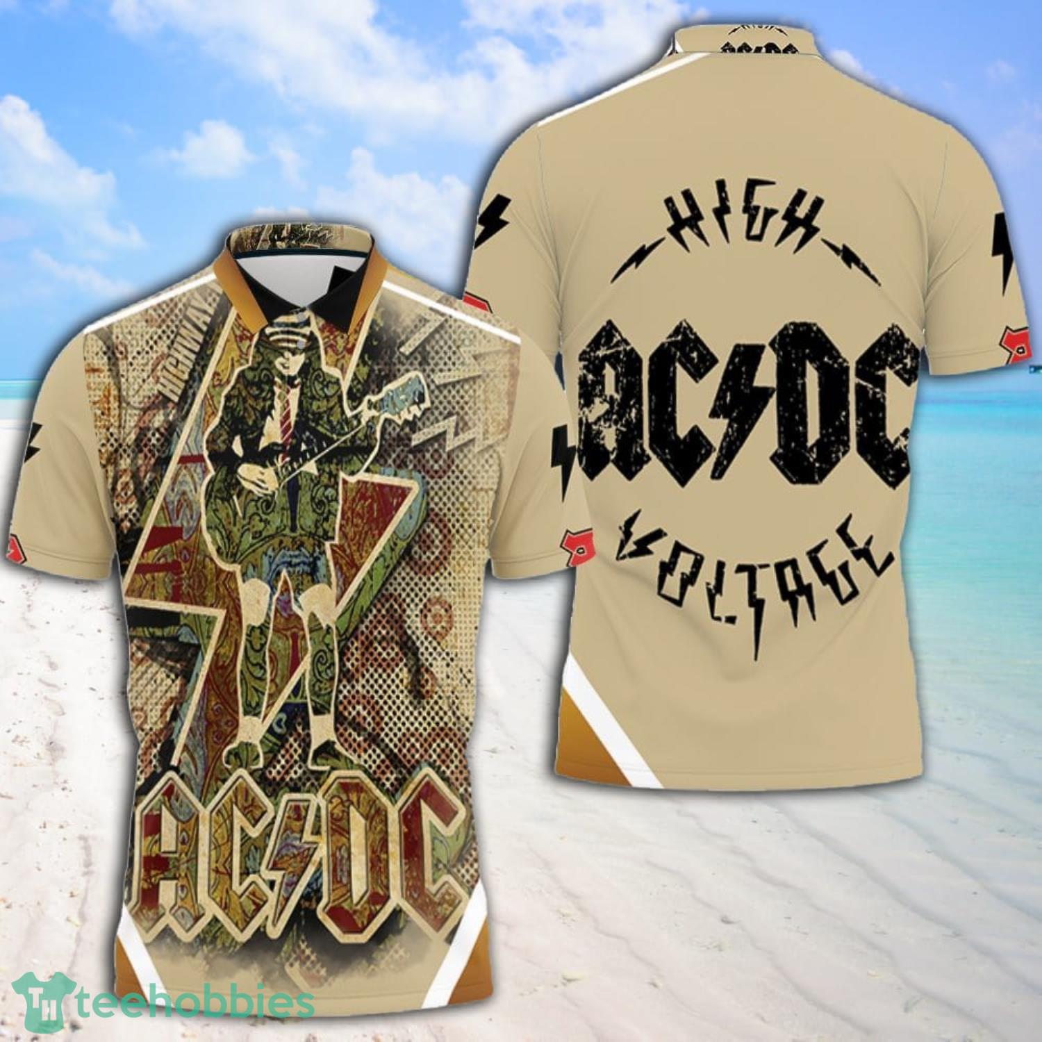 Acdc Angus Young Highway To Hell All Over Print 3D Polo Shirt Product Photo 1