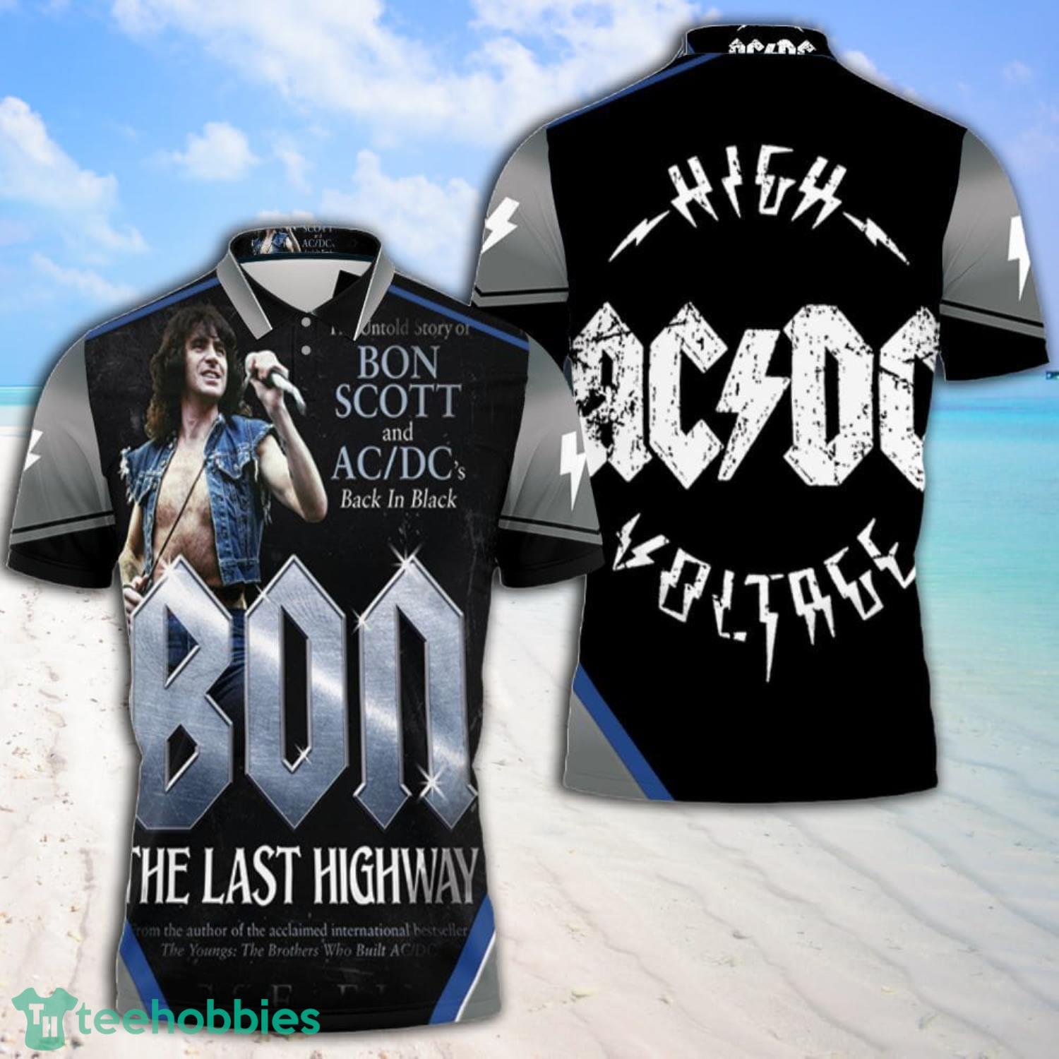 Acdc Bon Scott Bon The Last Highway All Over Print 3D Polo Shirt Product Photo 1