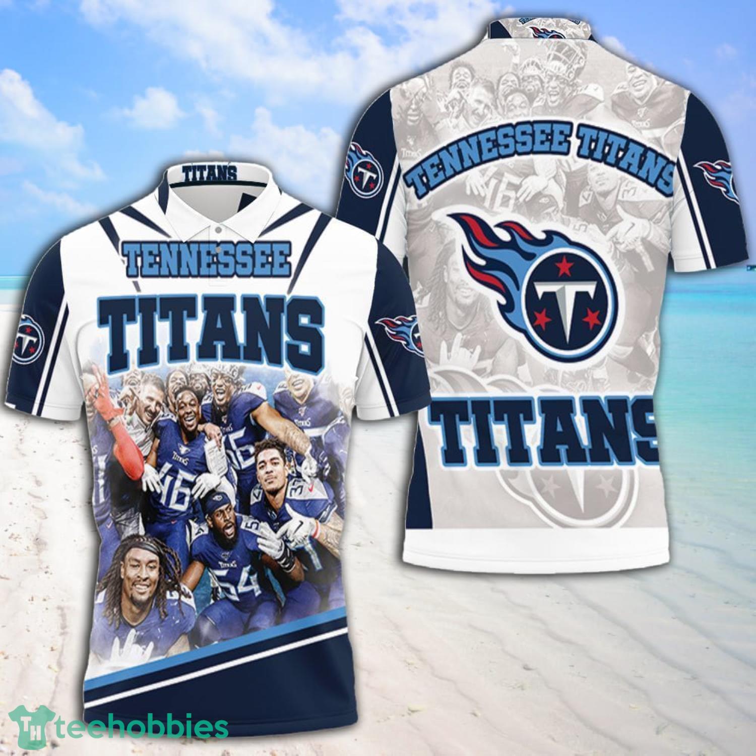 Afc South Division Super Bowl 2021 Tennessee Titans All Over Print 3D Polo Shirt Product Photo 1