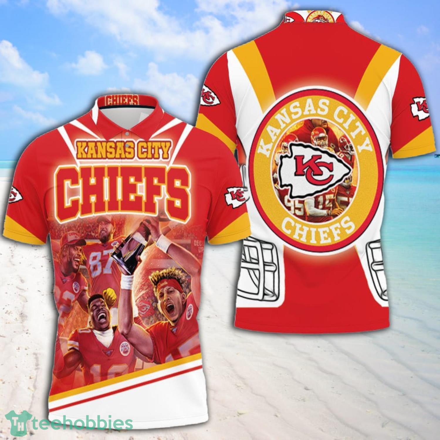 Afc West Division Champions Kansas City Chiefs Super Bowl 2021 Polo Shirt Product Photo 1