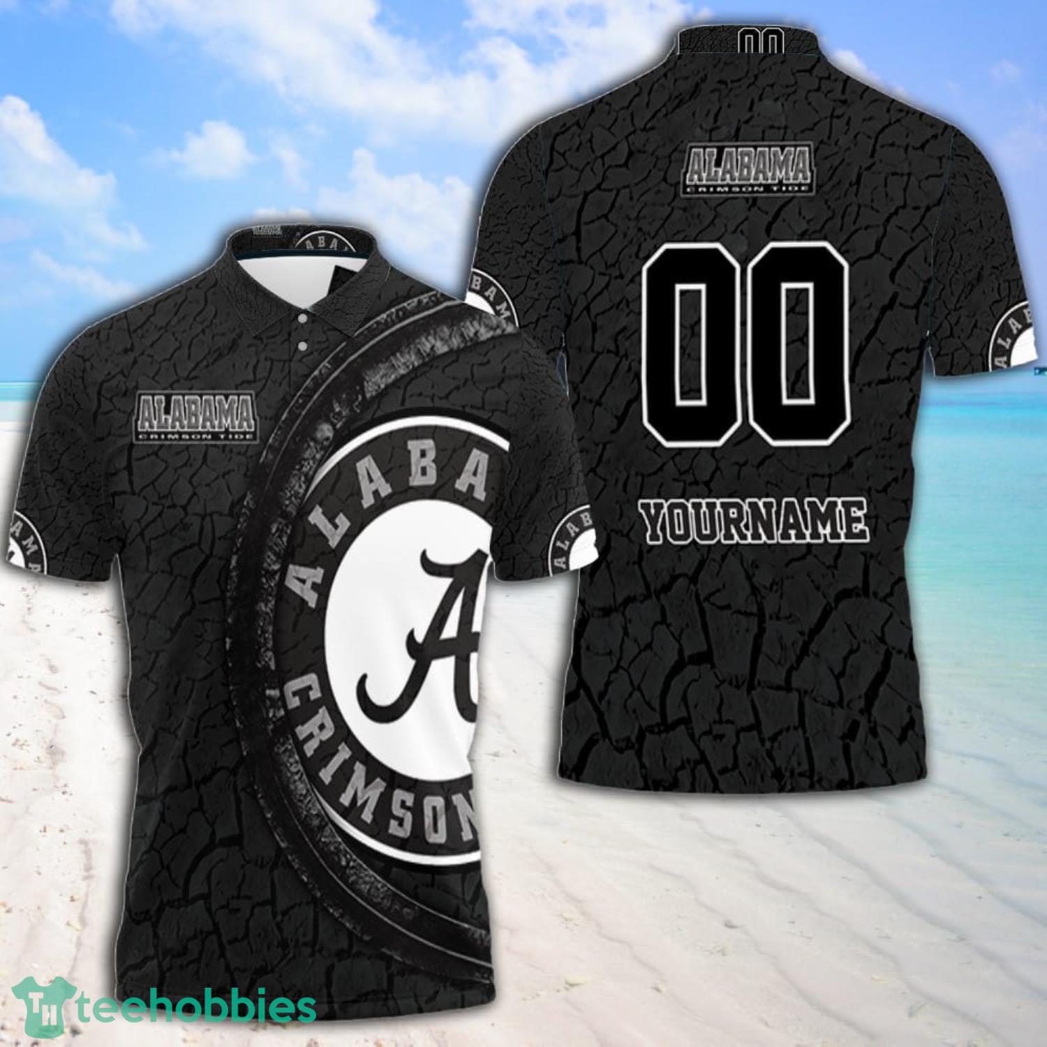 Alabama Crimson Tide Earth Pattern For Fans Custom Name All Over Print 3D Polo Shirt Product Photo 1
