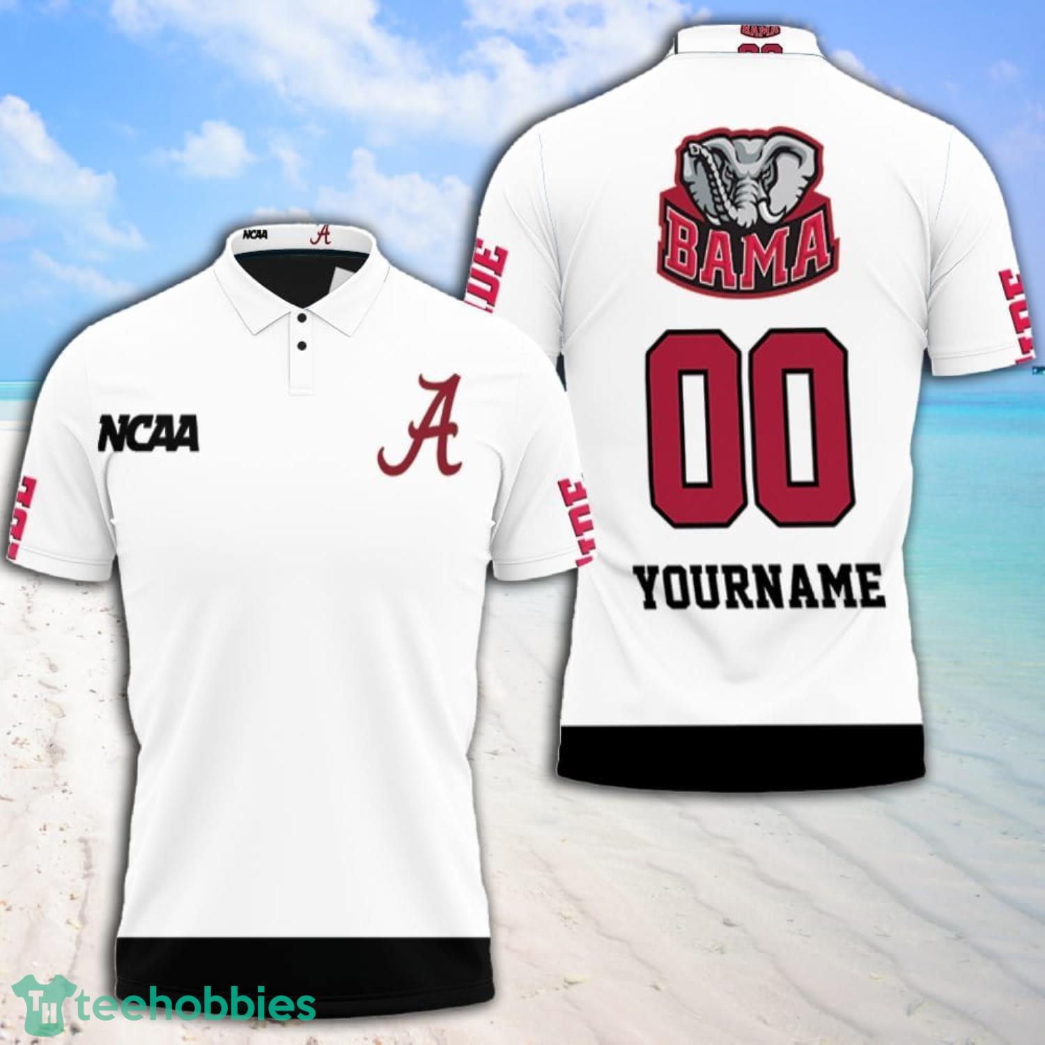 Alabama Crimson Tide Fans Custom Name And Number Gift For Fans Polo Shirt Product Photo 1