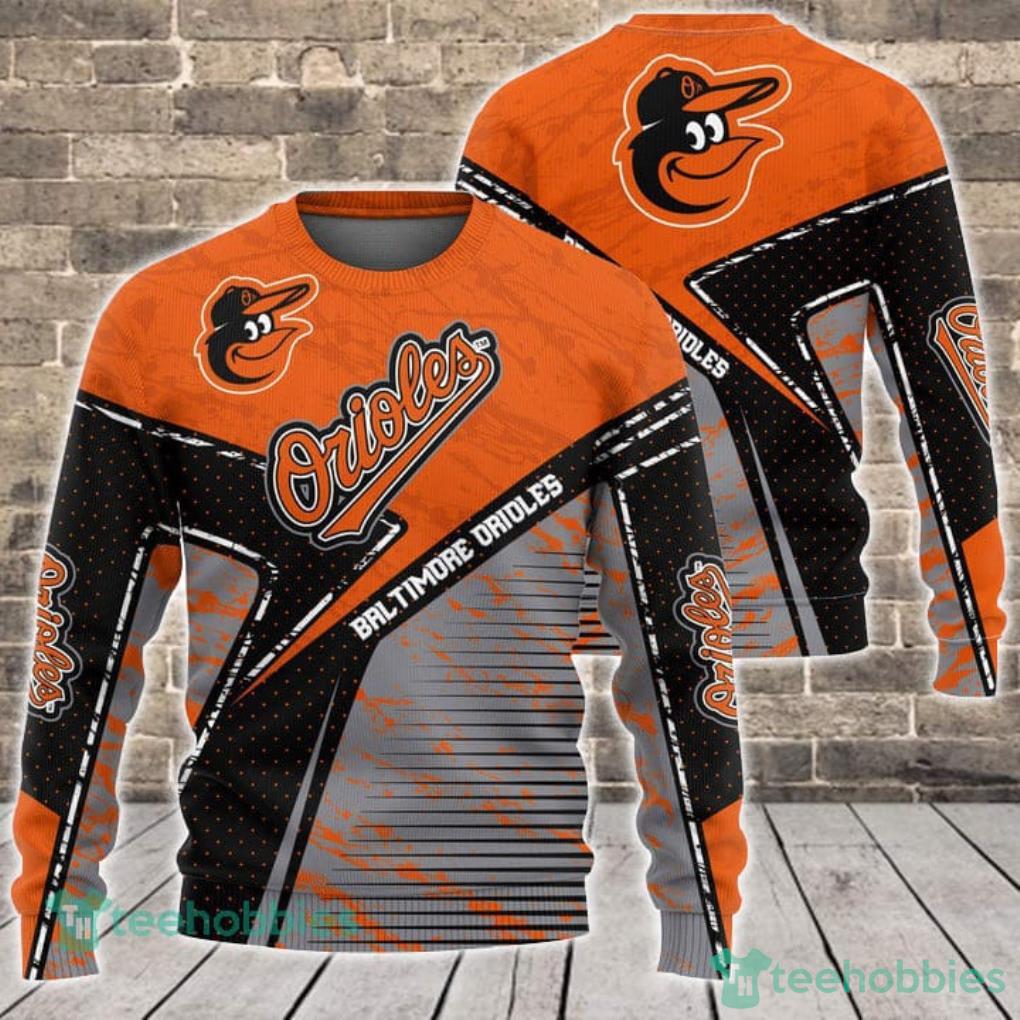 Orioles Orange All Over Print Sport Shirt S-5XL Baseball Jersey