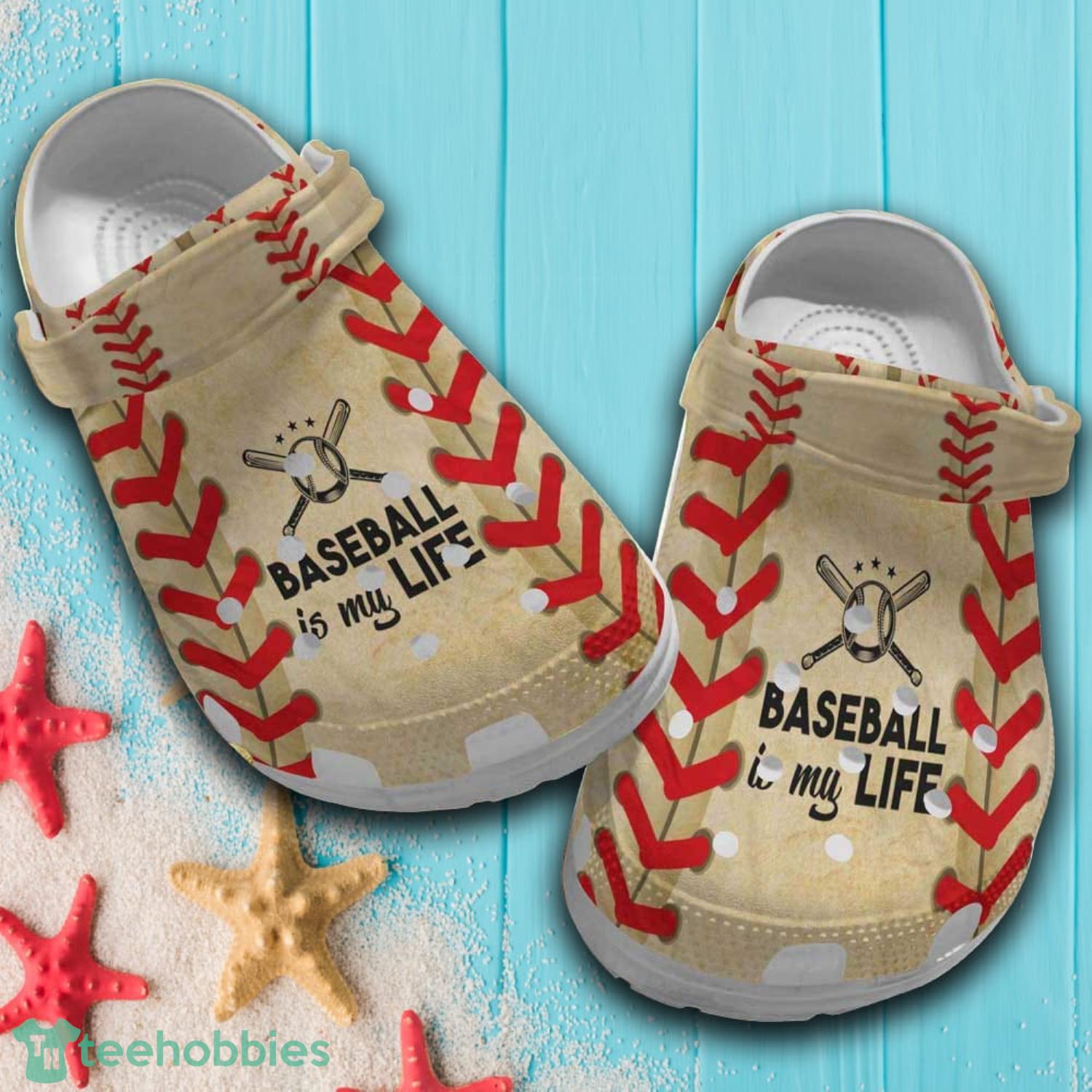 Baseball Is My Life Clog Shoes For Men Women Product Photo 1