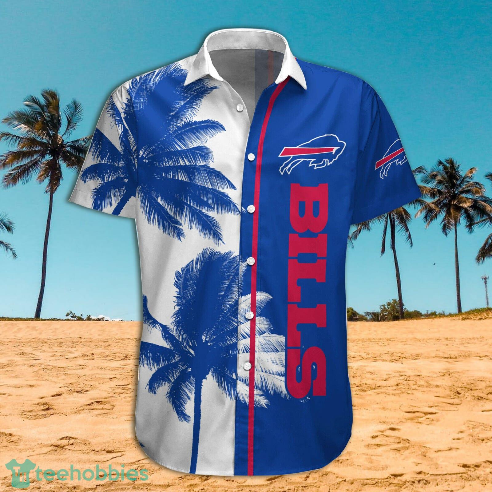 Buffalo Bills Paml Trees Combo Hawaiian Shirt And Beach Short Product Photo 1
