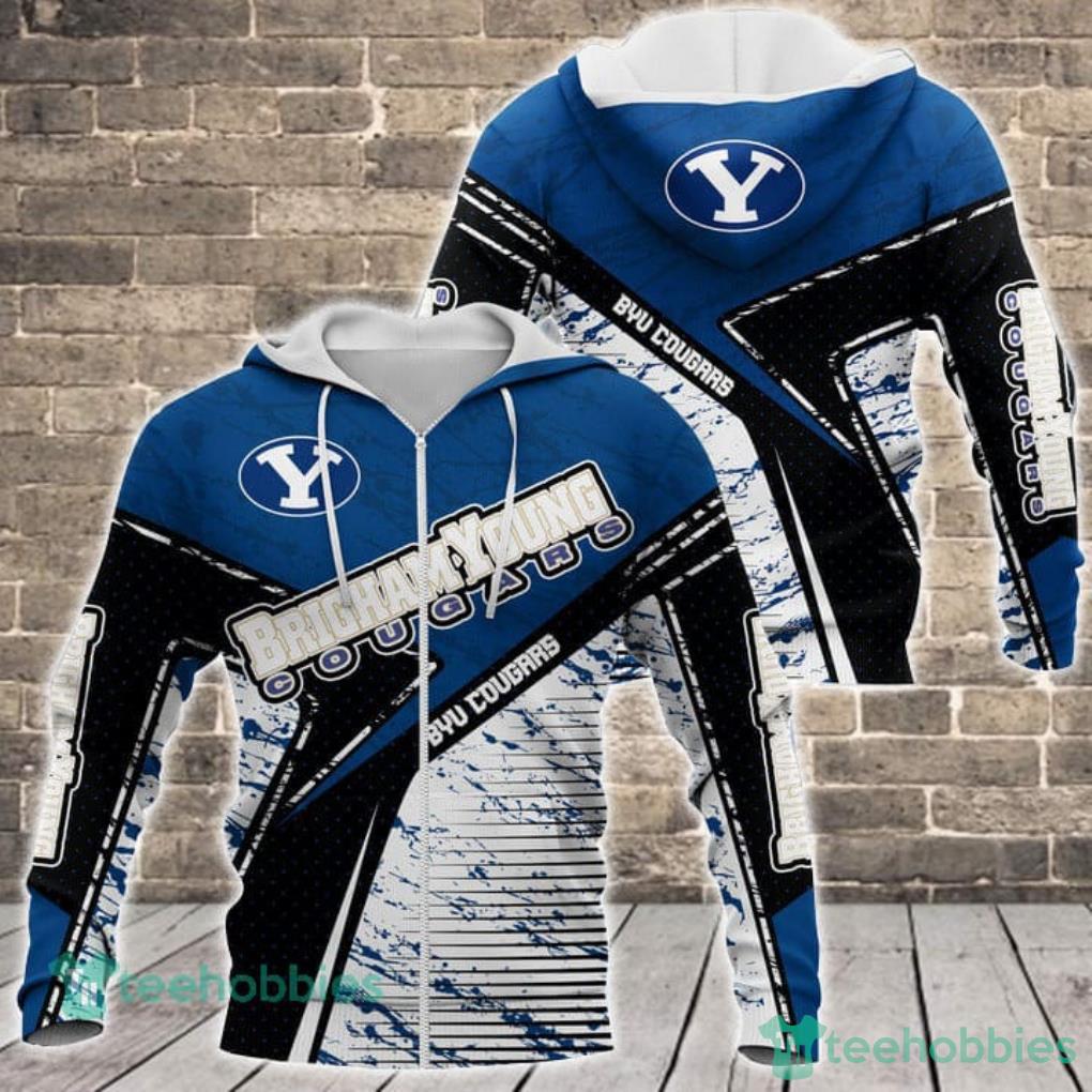 Byu Cougars Ncaa All Over Printed 3D Shirt For Fans Product Photo 2 Byu Cougars Ncaa All Over Printed 3D Shirt For Fans Product Photo 2