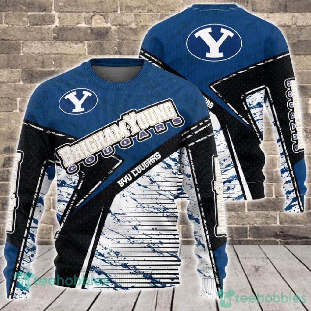 Byu Cougars Ncaa All Over Printed 3D Shirt For Fans image Byu Cougars Ncaa All Over Printed 3D Shirt For Fans Product Photo 3