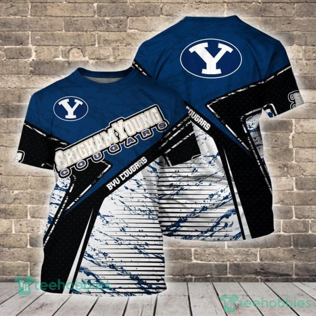 Byu Cougars Ncaa All Over Printed 3D Shirt For Fans Product Photo 1 Byu Cougars Ncaa All Over Printed 3D Shirt For Fans Product Photo 1