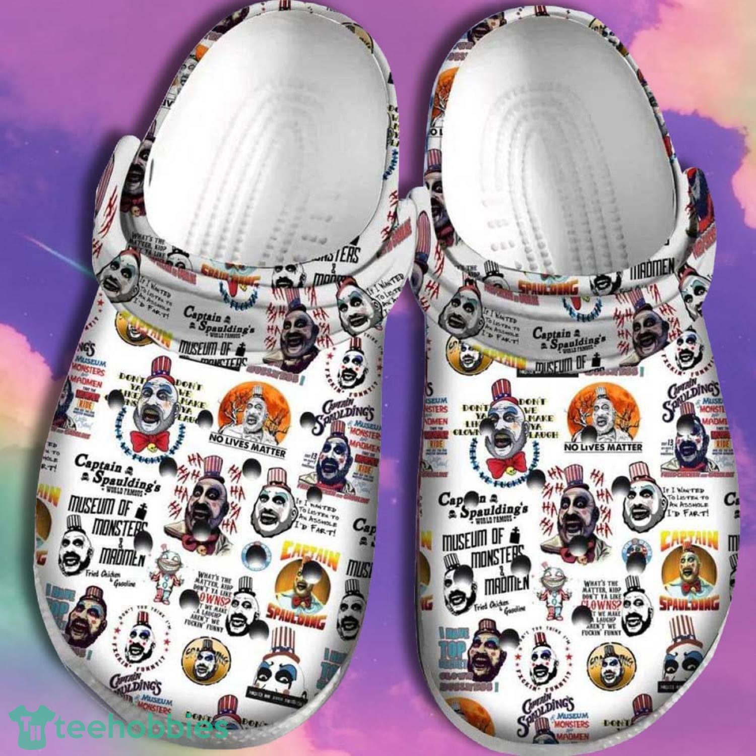 Captain Spaulding House Of 1000 Corpses Pattern Halloween Clog Shoes Product Photo 1