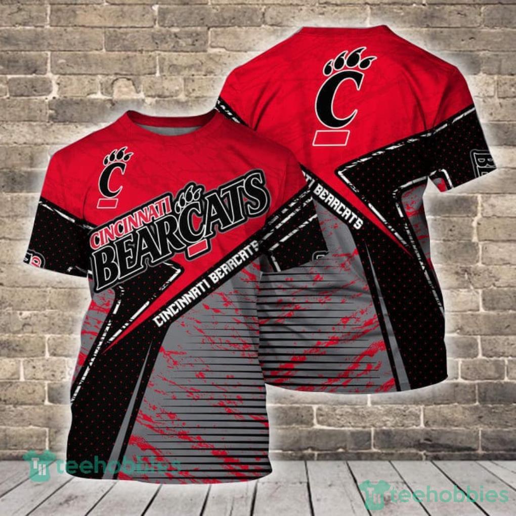 Cincinnati Bearcats Ncaa All Over Printed 3D Shirt For Fans Product Photo 3 Cincinnati Bearcats Ncaa All Over Printed 3D Shirt For Fans Product Photo 3