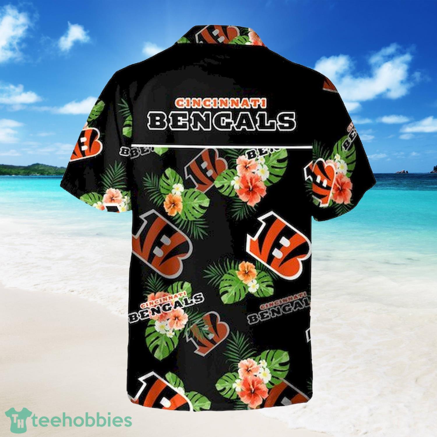 Cincinnati Bengals Logo History NFL teams Hawaiian Shirt For Men