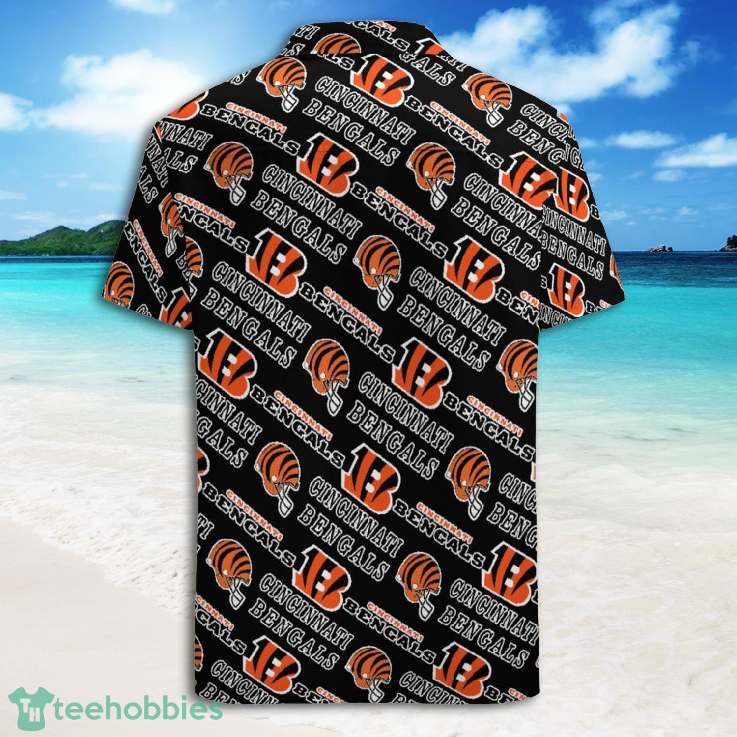 Cincinnati Bengals Short Sleeve Plus Size Hawaiian Shirt Gift Summer