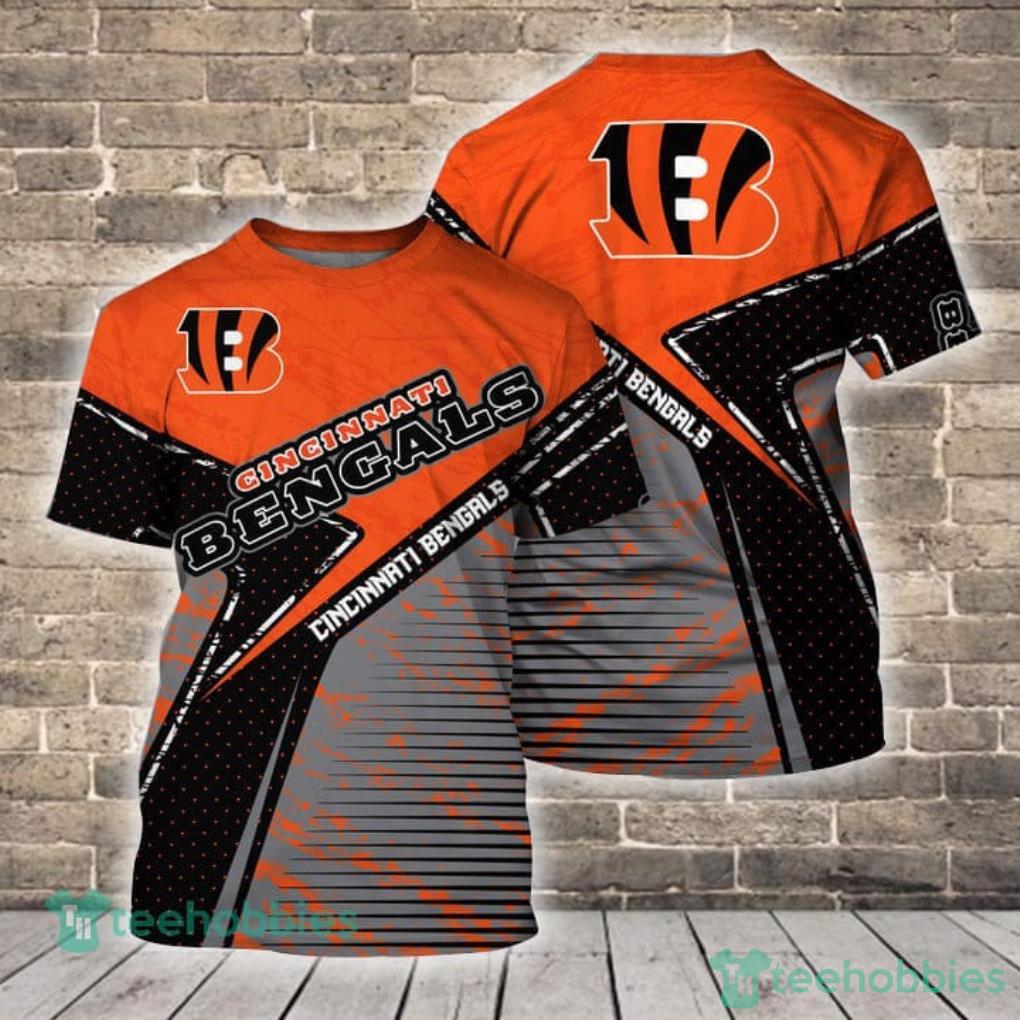 NFL T shirt 3D Custom Cincinnati Bengals T shirts Cheap For Fans