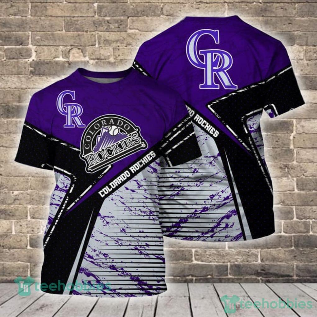 Colorado Rockies Mlb All Over Printed 3D Shirt For Fans Product Photo 4 Colorado Rockies Mlb All Over Printed 3D Shirt For Fans Product Photo 4