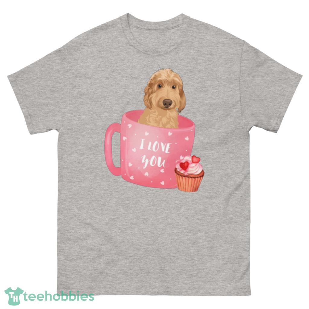 Cup Of Love Goldendoodle Valentine Day's Coupe Shirt - 500 Men’s Classic Tee Gildan