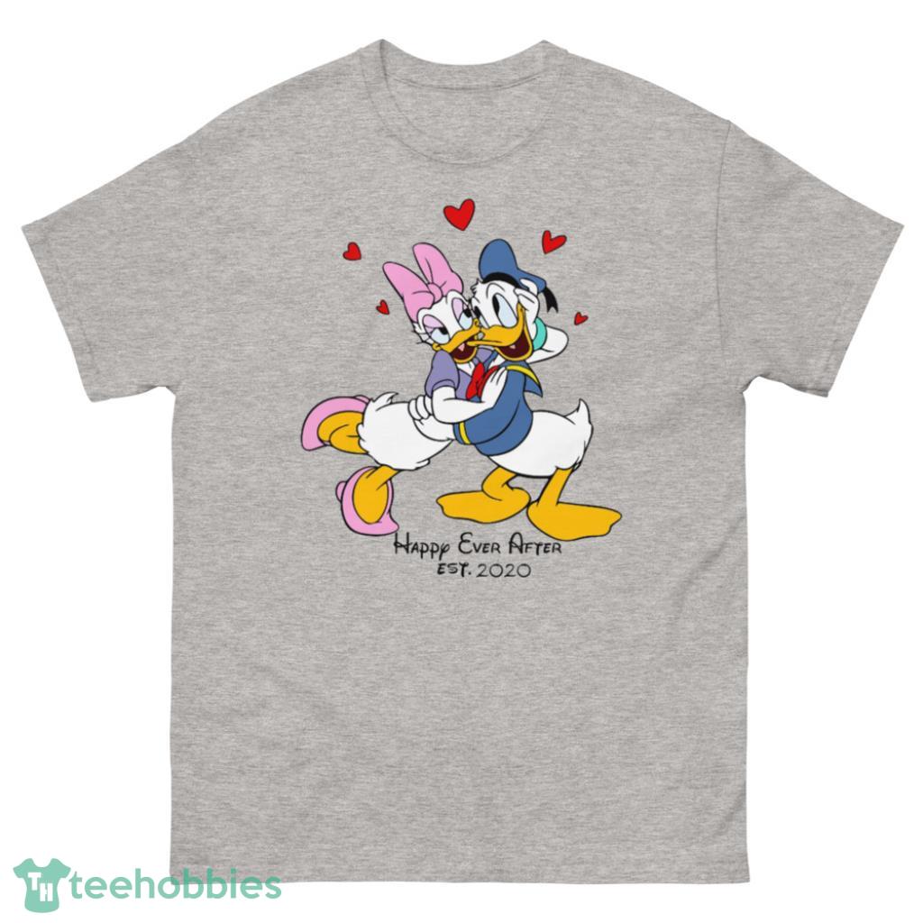 Custom Disney Daisy Donald Valentine's Day Couple Shirt - 500 Men’s Classic Tee Gildan