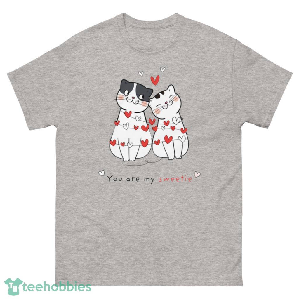 Cute Cat Couple  Valentine's Day Shirt - 500 Men’s Classic Tee Gildan