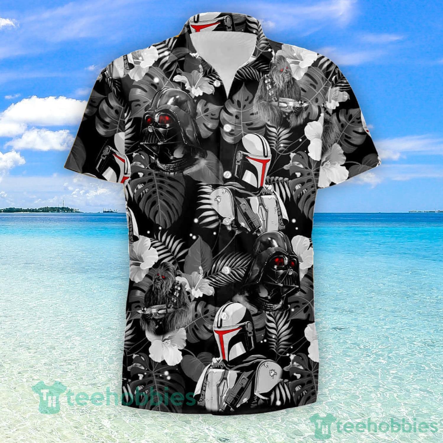 Hawaiian Shirt Kids Star Wars Chewbacca Hawaiian Shirt Mens Sz SM