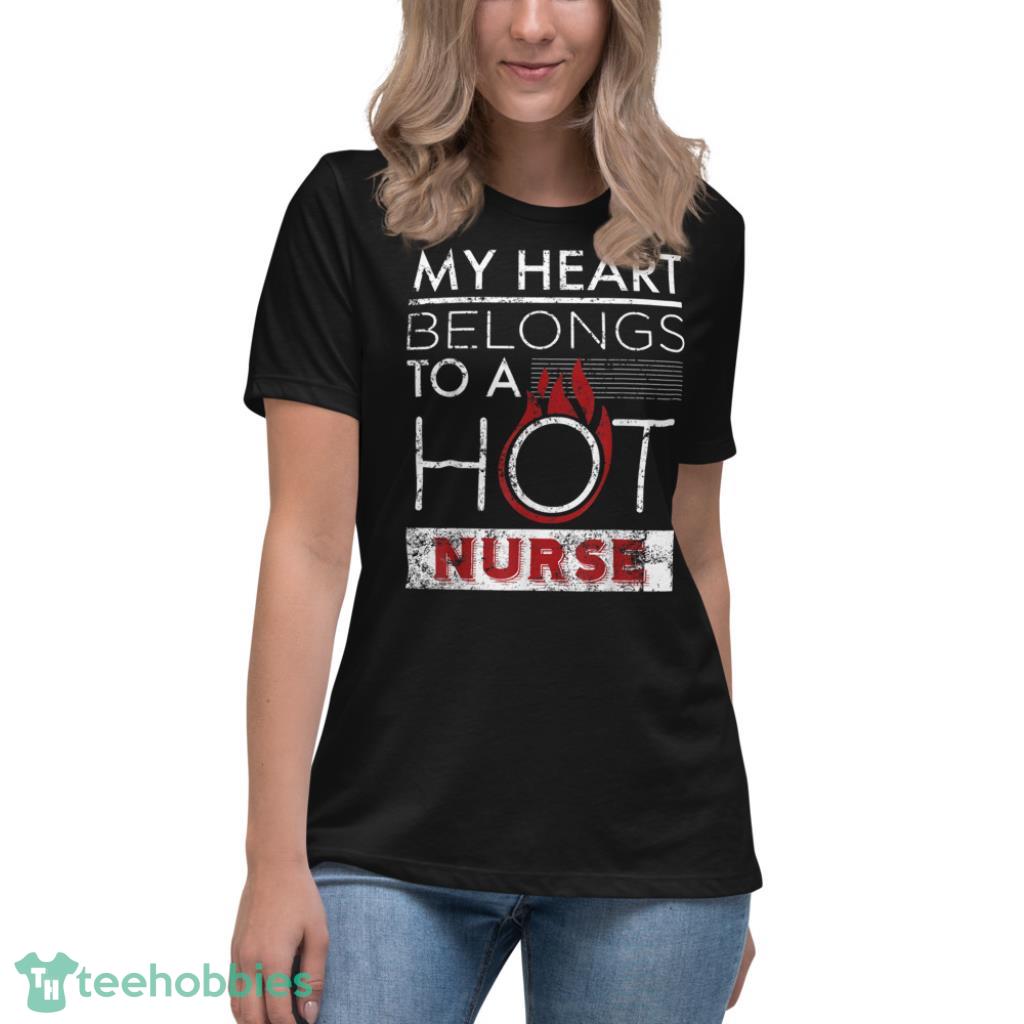 Day Nurse Shirt Valentines Day Present Shirt - Womens Relaxed Short Sleeve Jersey Tee
