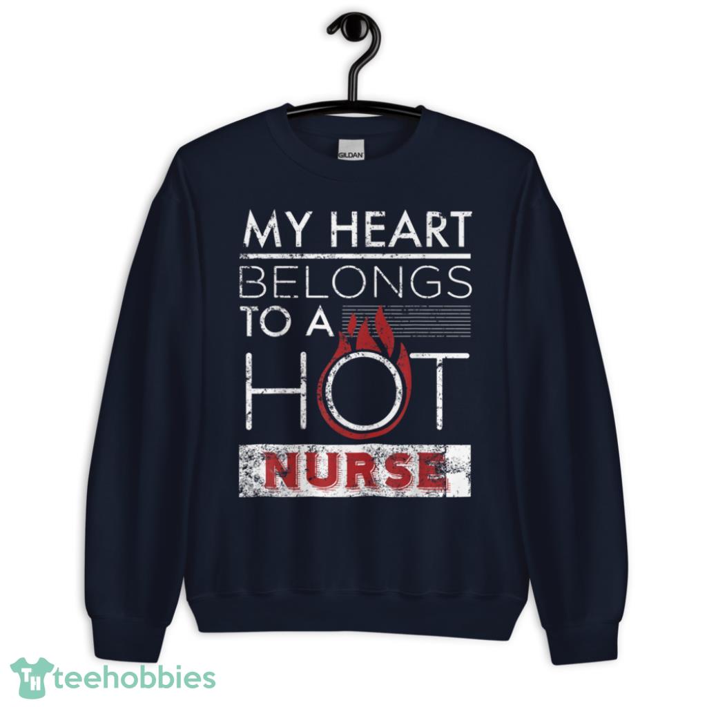 Day Nurse Shirt Valentines Day Present Shirt - Unisex Crewneck Sweatshirt-1