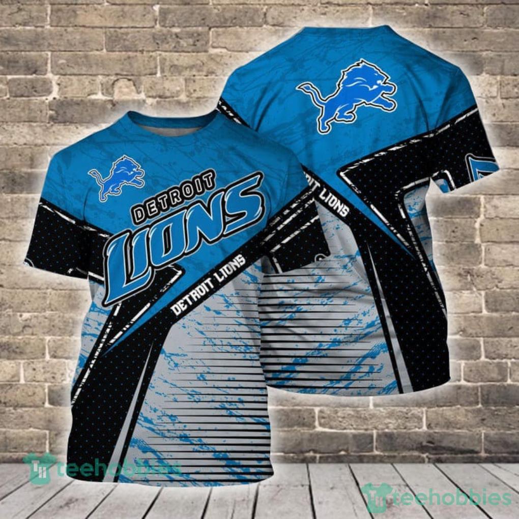 NFL T shirt For Sale 3D Custom Detroit Lions T shirts Cheap For Fans – 4 Fan  Shop