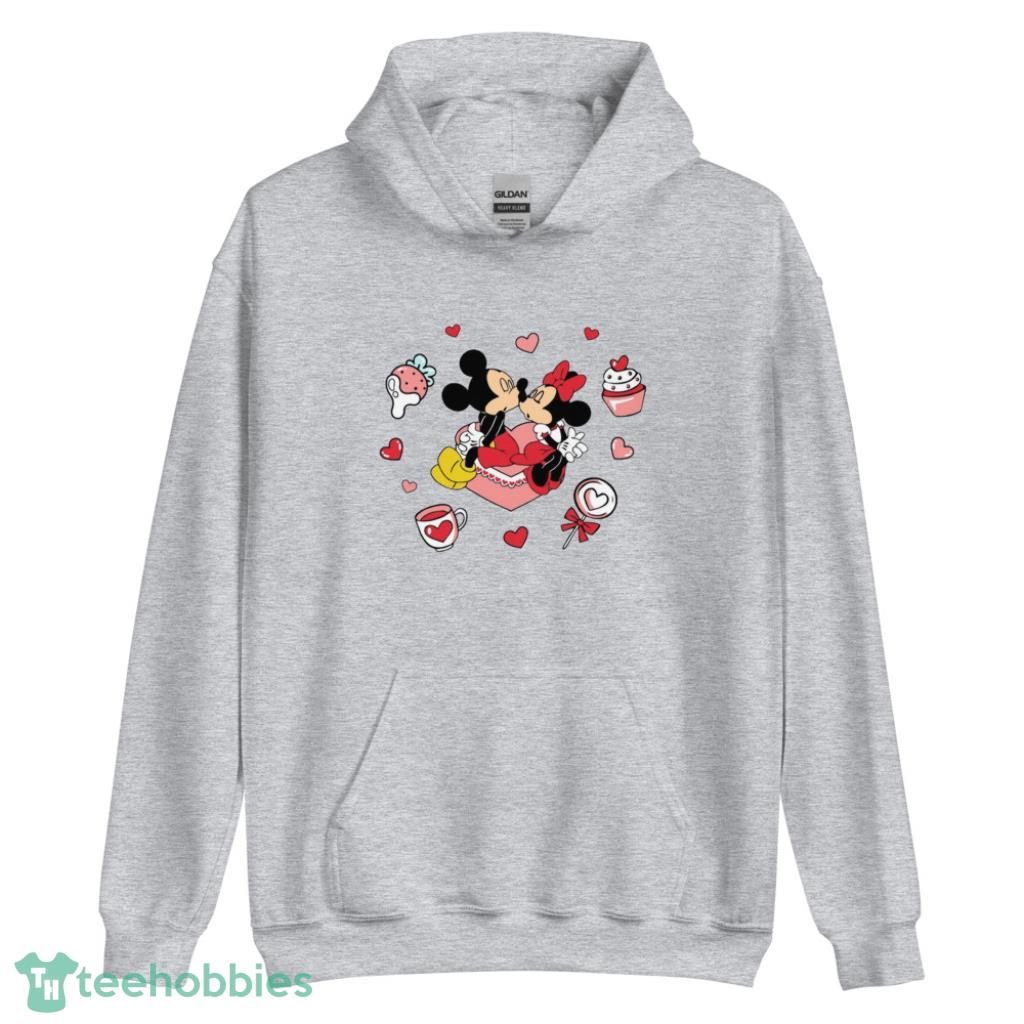 Disney Hearts Valentine Shirt - Unisex Heavy Blend Hooded Sweatshirt