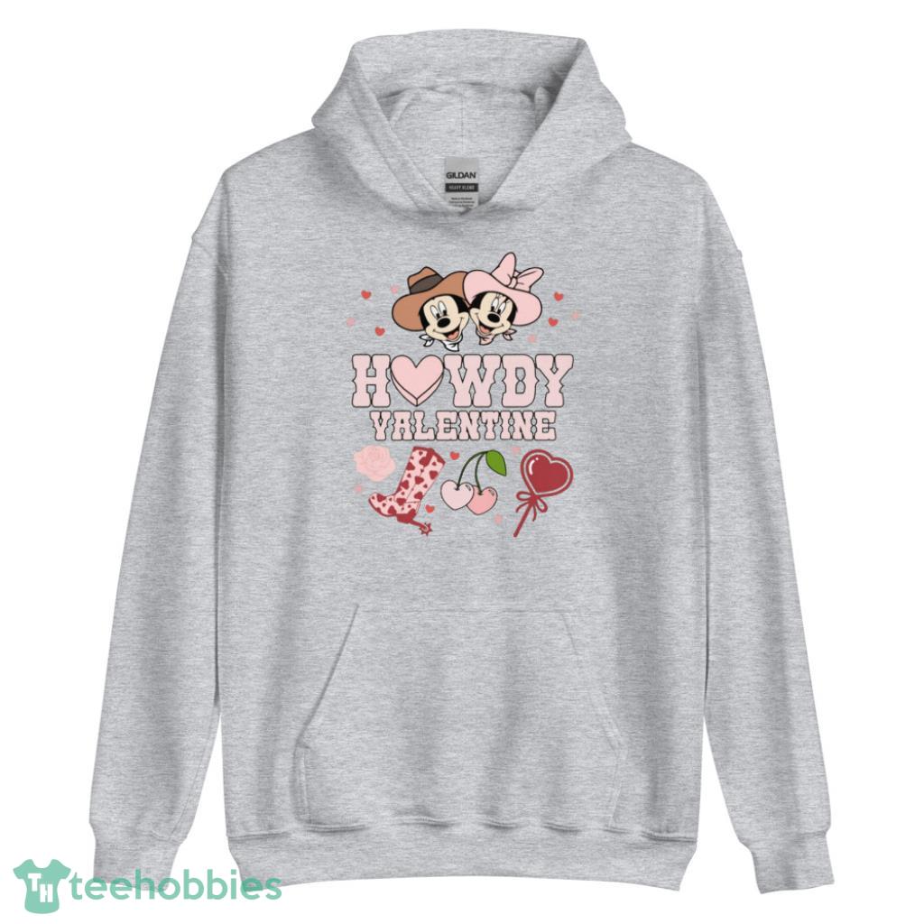Disney Howdy  Valentines Day Shirt - Unisex Heavy Blend Hooded Sweatshirt