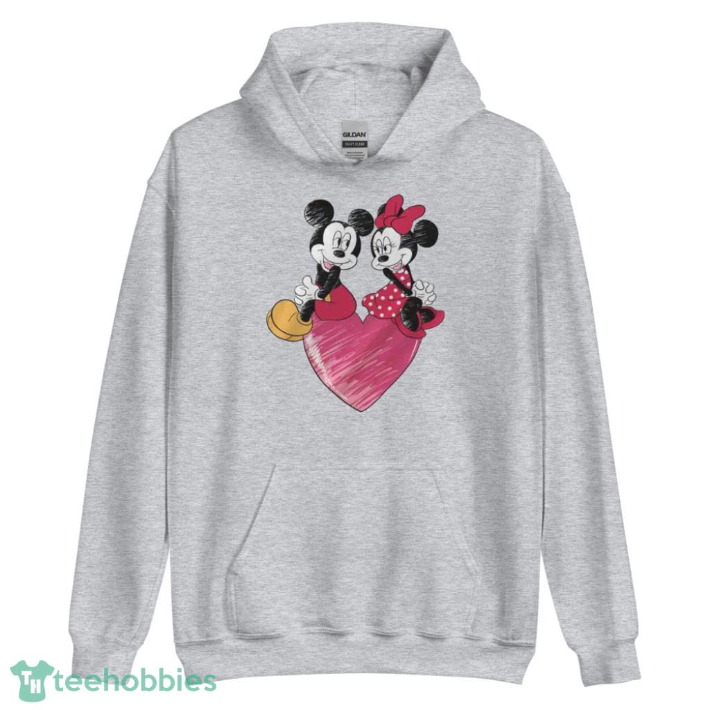 Disney Mickey and Minnie Valentine Days Coupe Shirt - Unisex Heavy Blend Hooded Sweatshirt