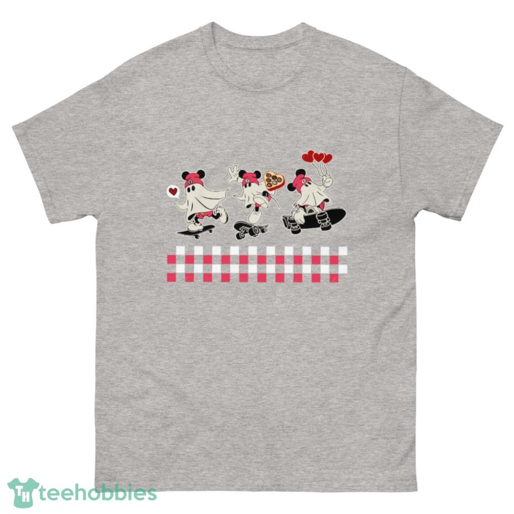 Disney Mickey Valentine Ghost Shirt - 500 Men’s Classic Tee Gildan