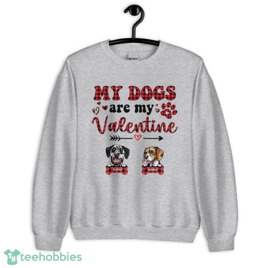 Dog Cute Is My Valentine Days Coupe Shirt - Unisex Heavy Blend Crewneck Sweatshirt