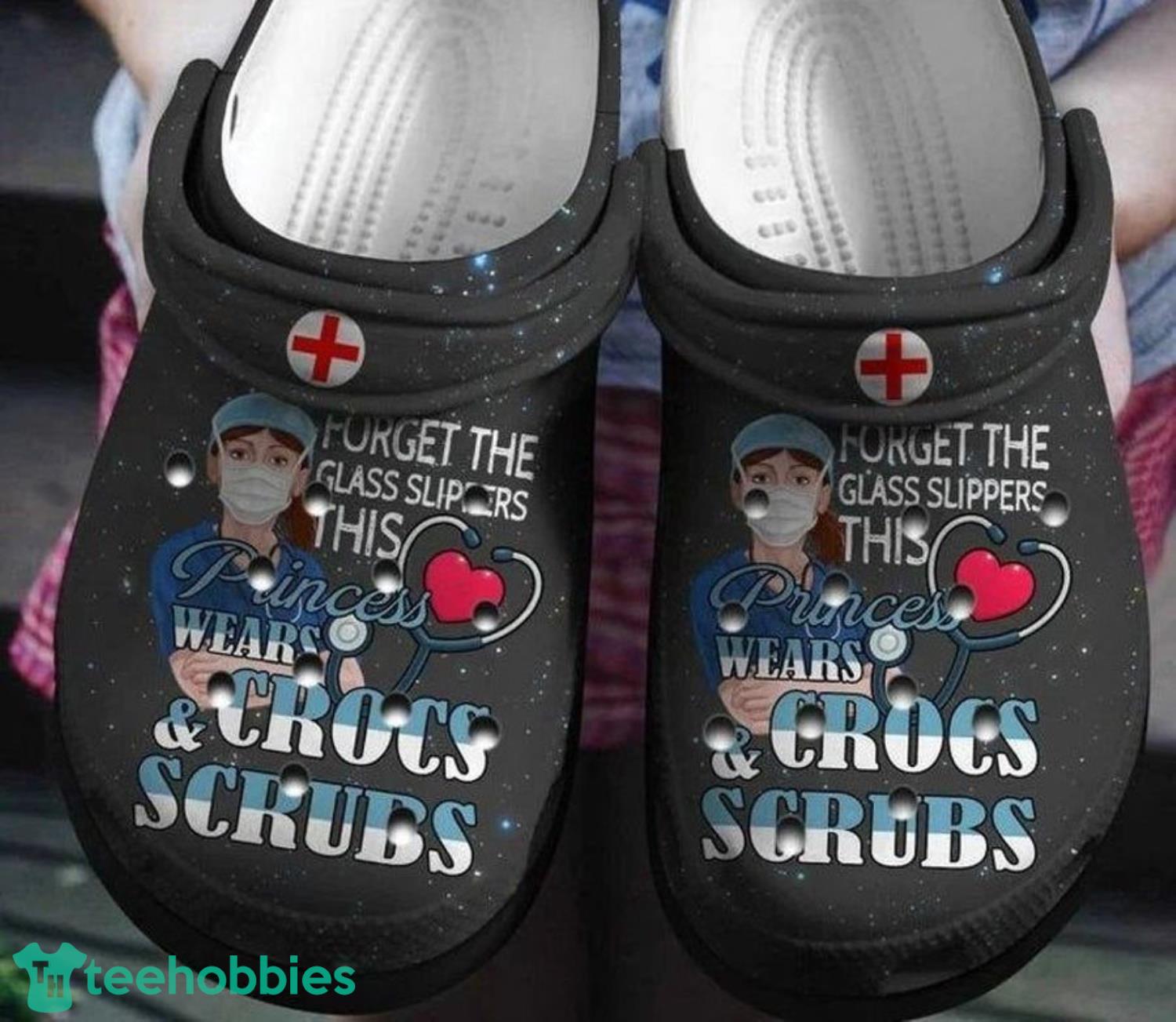 Forget The Glass Slippers This Princess Wears Crocssave Life Nurse Clog Shoes Product Photo 1