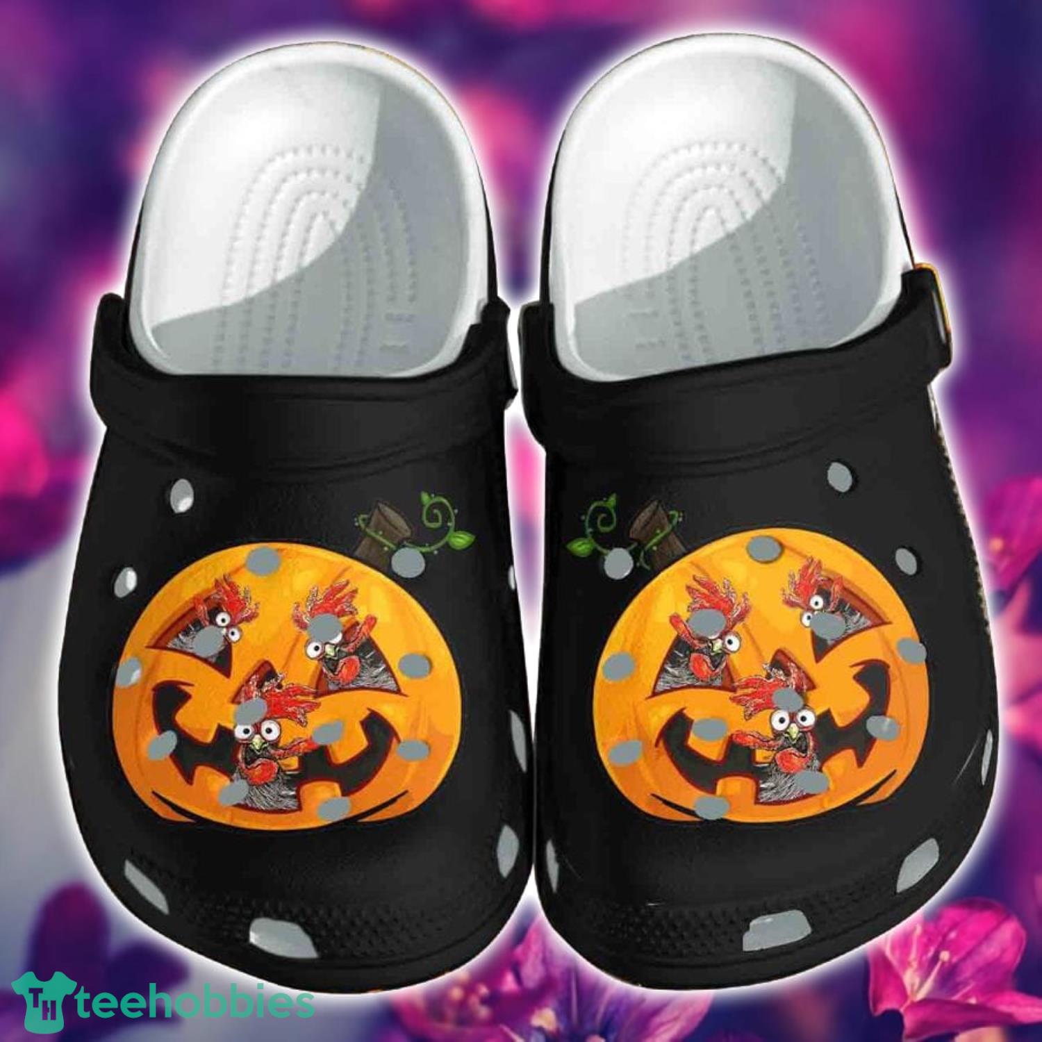 Funny Pumpkin Halloween Clog Shoes Product Photo 1