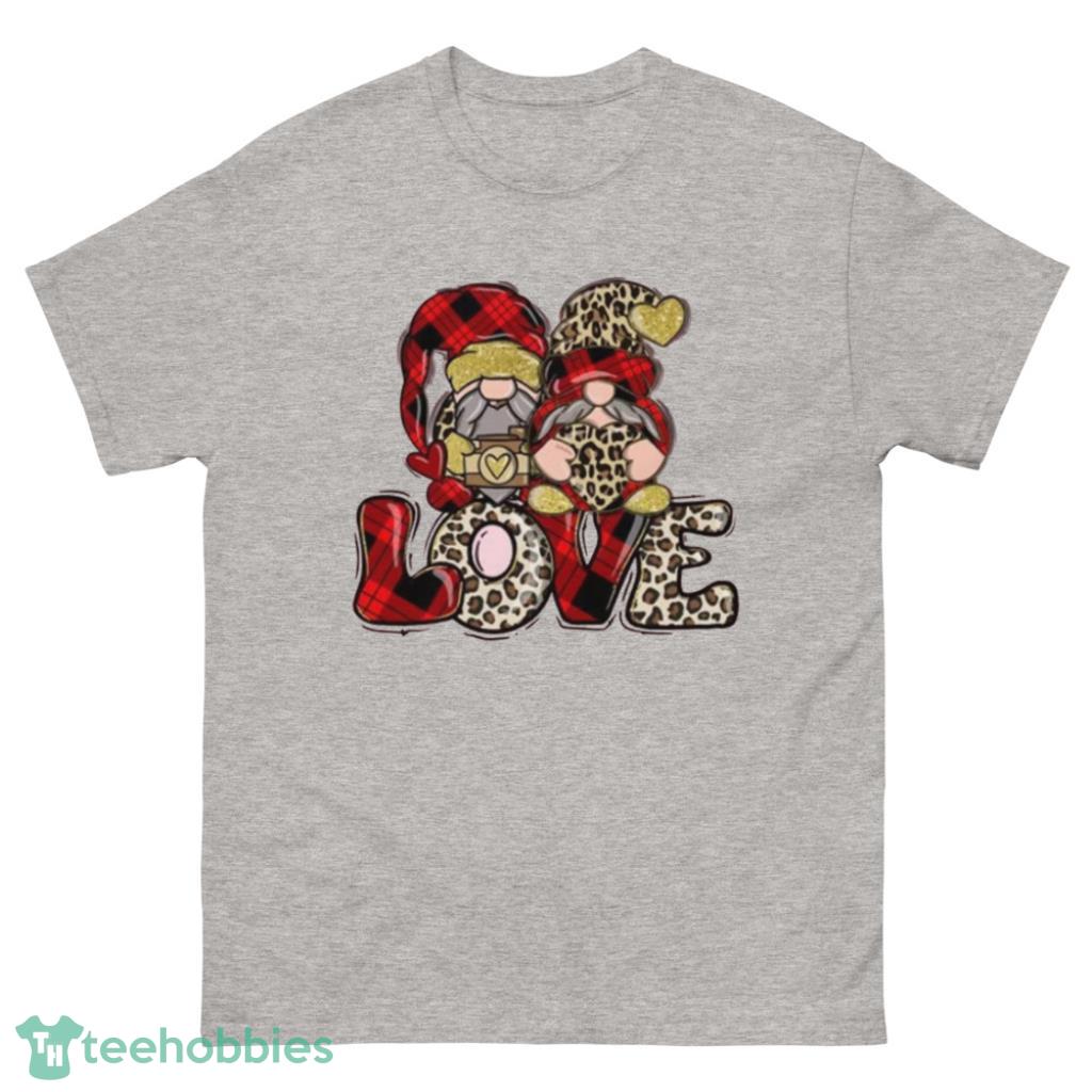 Gnome With Hearts Valentine's Day Shirt - 500 Men’s Classic Tee Gildan