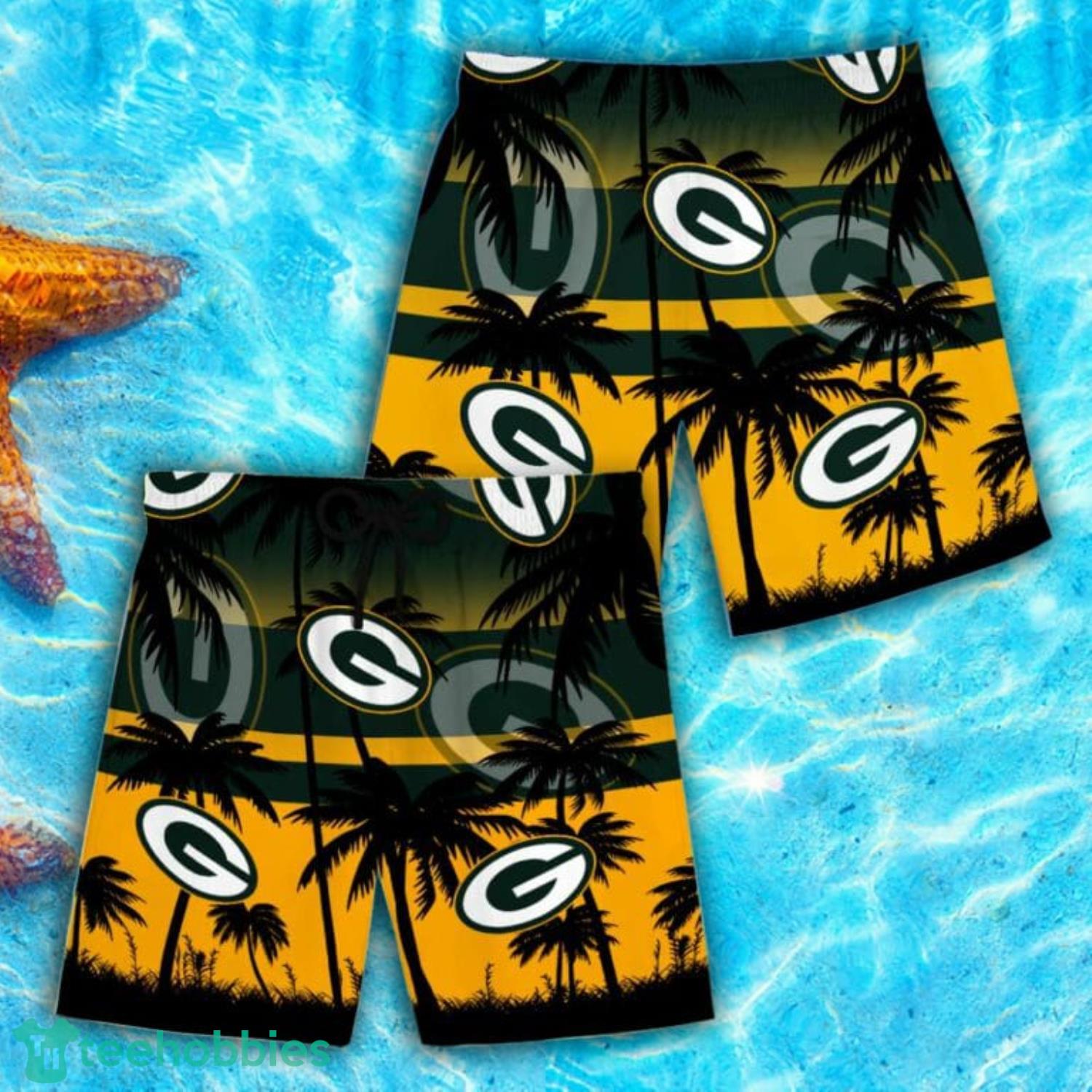 Green Bay Packers Summer Tropical Combo Hawaiian Shirt And Short Product Photo 2
