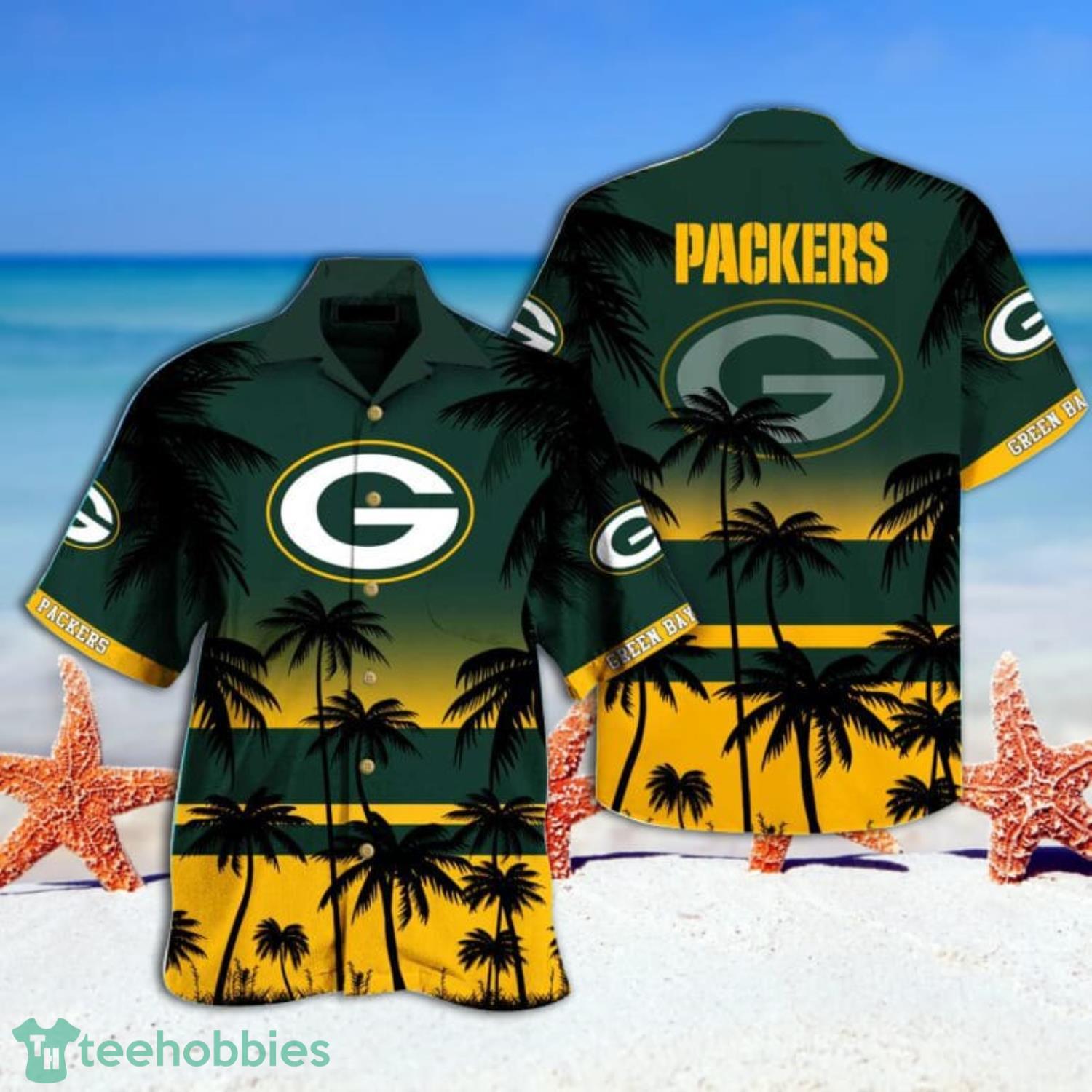 Green Bay Packers Summer Tropical Combo Hawaiian Shirt And Short Product Photo 1