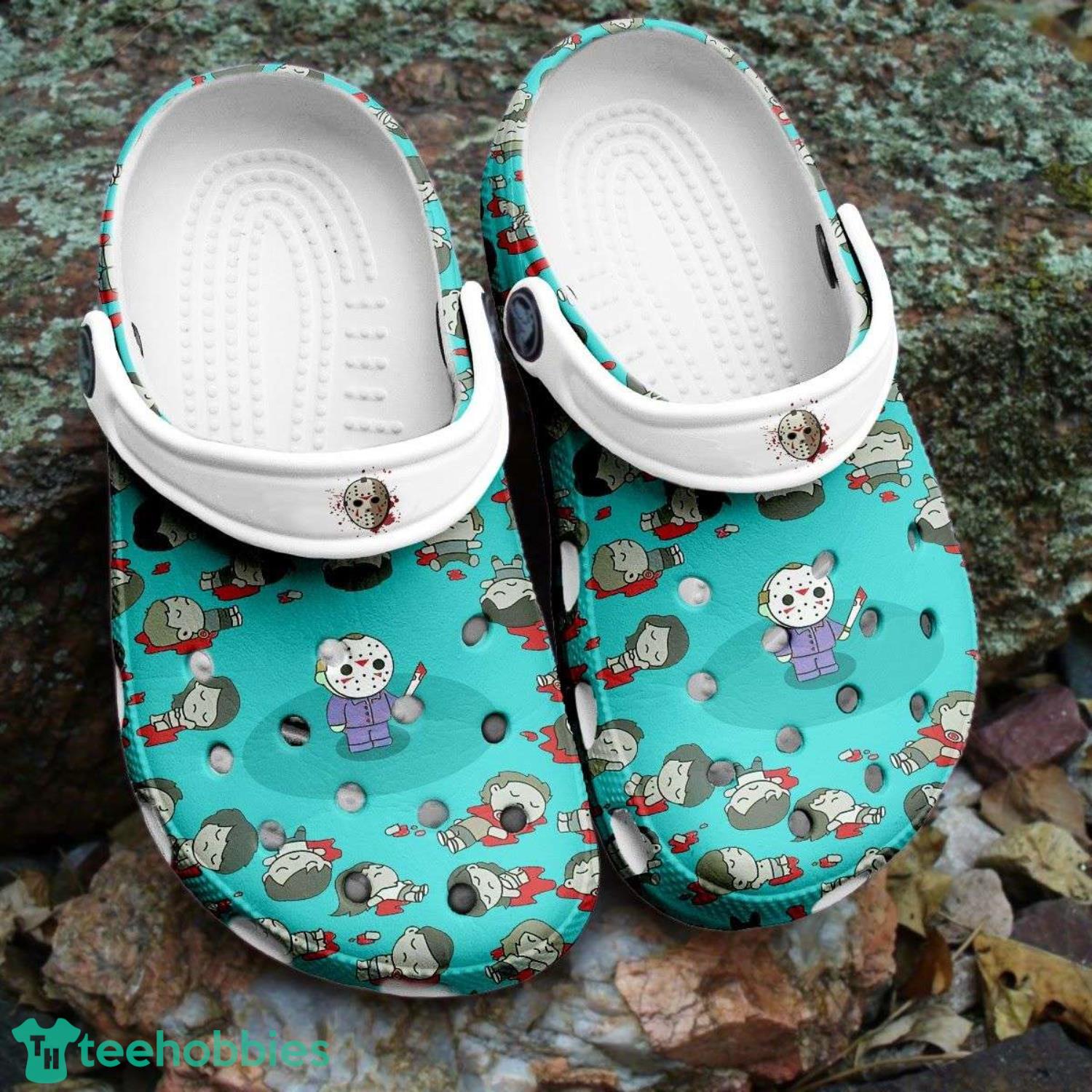 Halloween Face Killer Jason Voorhees Friday The 13Th Clog Shoes Product Photo 1