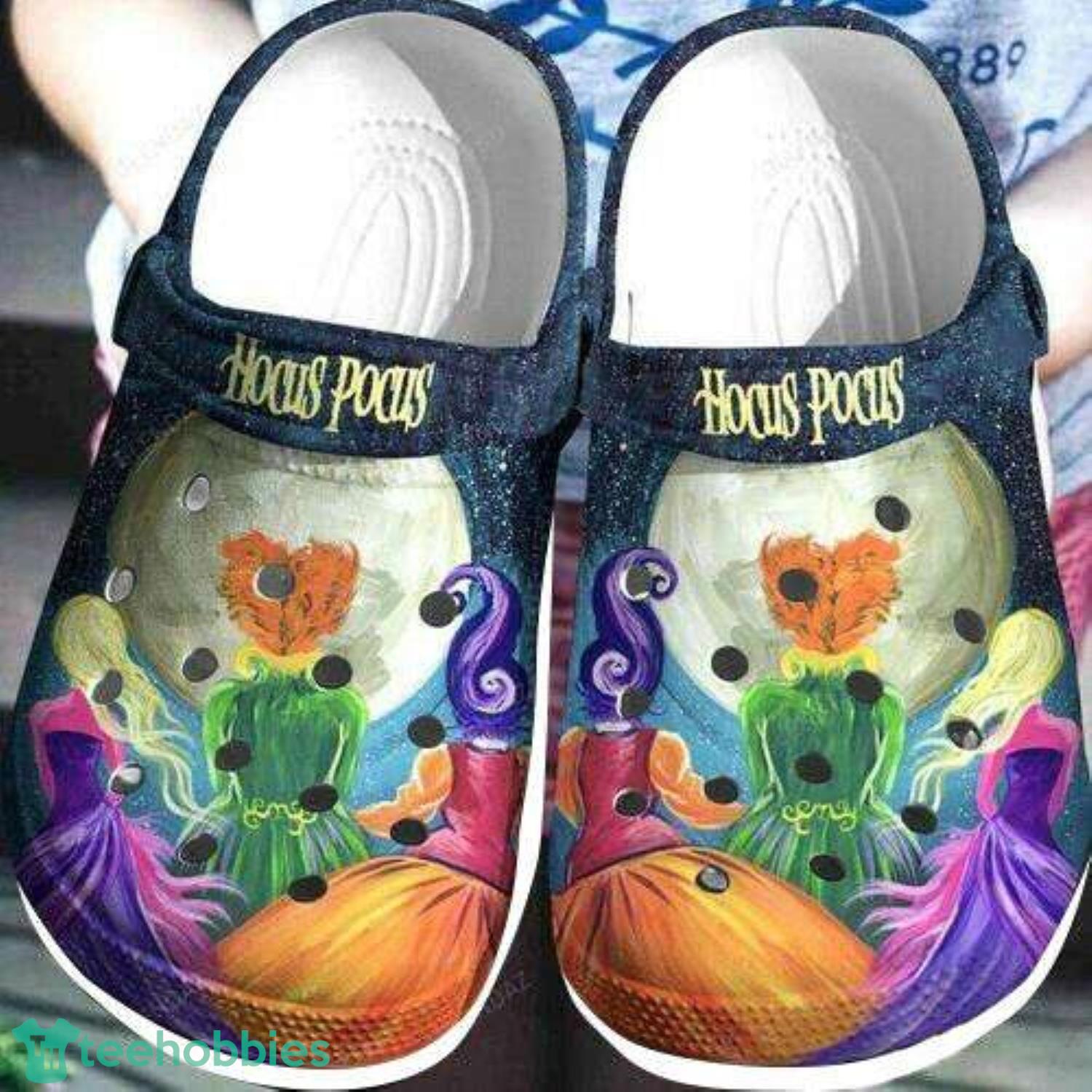 Halloween Hocus Pocus Colorful Clog Shoes Product Photo 1