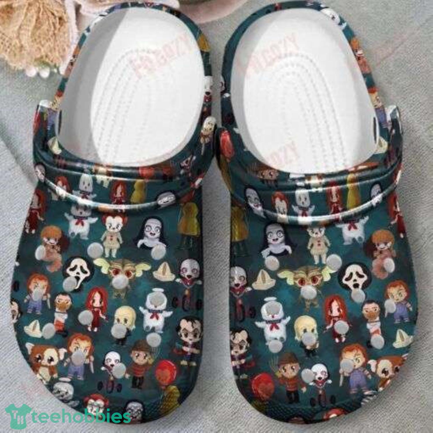 Halloween Michael Myers Jason Voorhees Freddy Krueger Pennywise Clog Shoes Product Photo 1