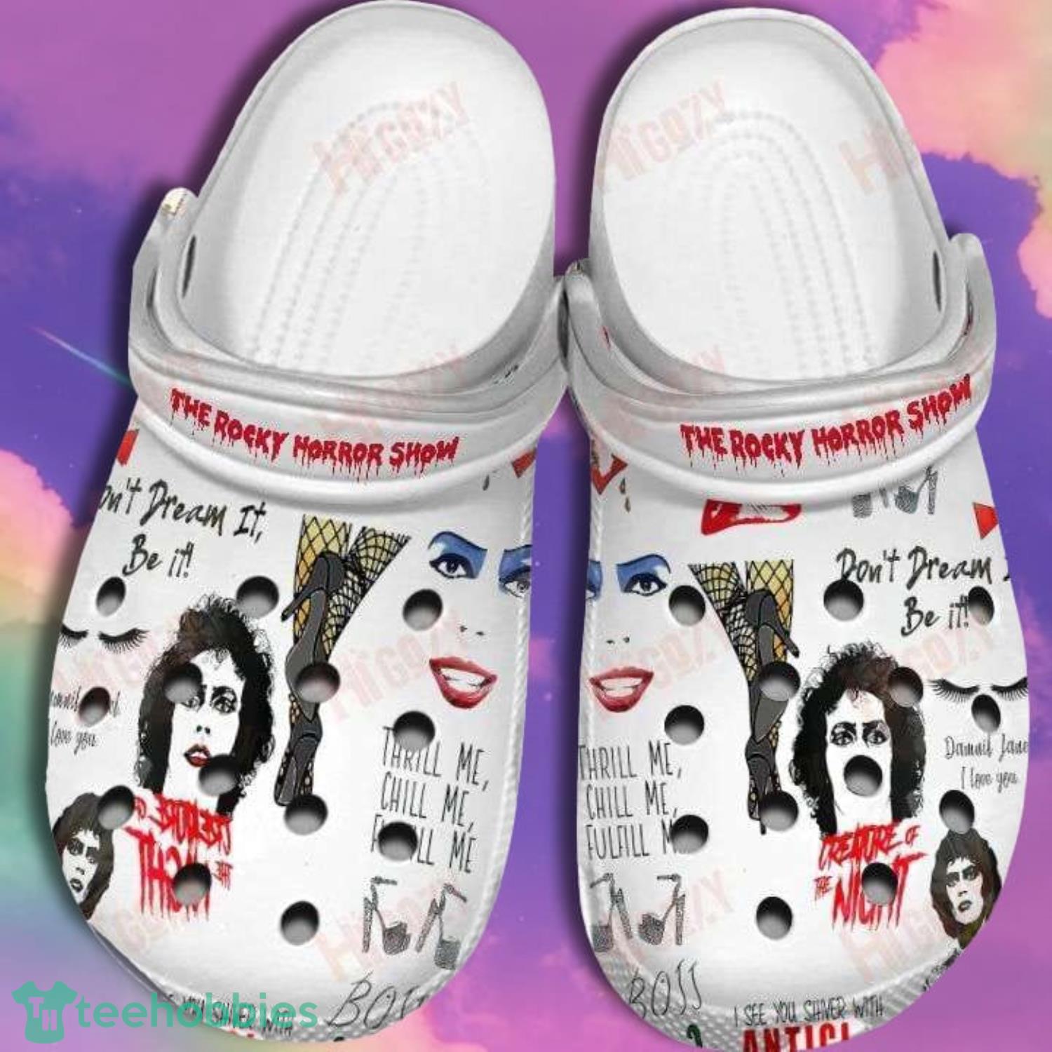Halloween The Rocky Horror Show Clog Shoes For Men Women Product Photo 1