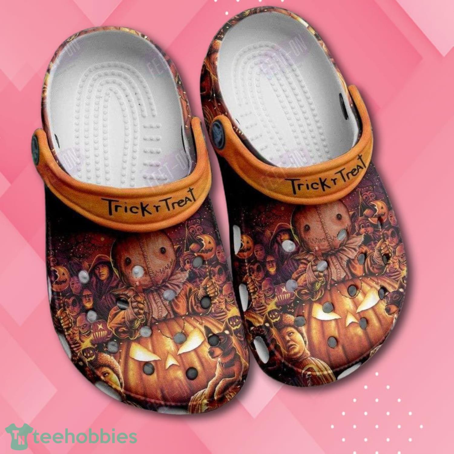 Halloween Trick Or Treat Horror Movies Clog Shoes Product Photo 1