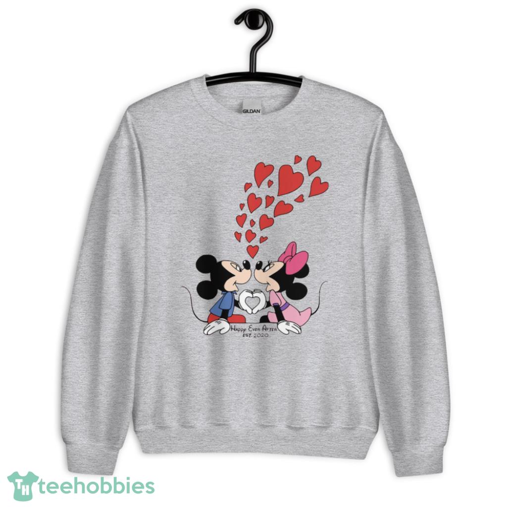 Happy Ever After Mickey And Minie Mouse Disney Valentines Day Matching Couple Shirt - Unisex Heavy Blend Crewneck Sweatshirt Happy Ever After Mickey And Minie Mouse Disney Valentines Day Matching Couple Shirt - Unisex Heavy Blend Crewneck Sweatshirt